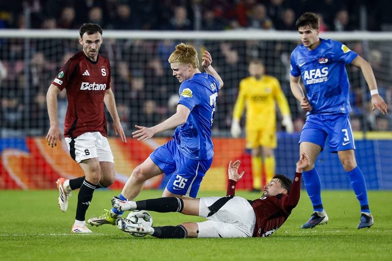 Football. UEFA Conference League. Sparta Prague - AZ Alkmaar. 19.03.2026