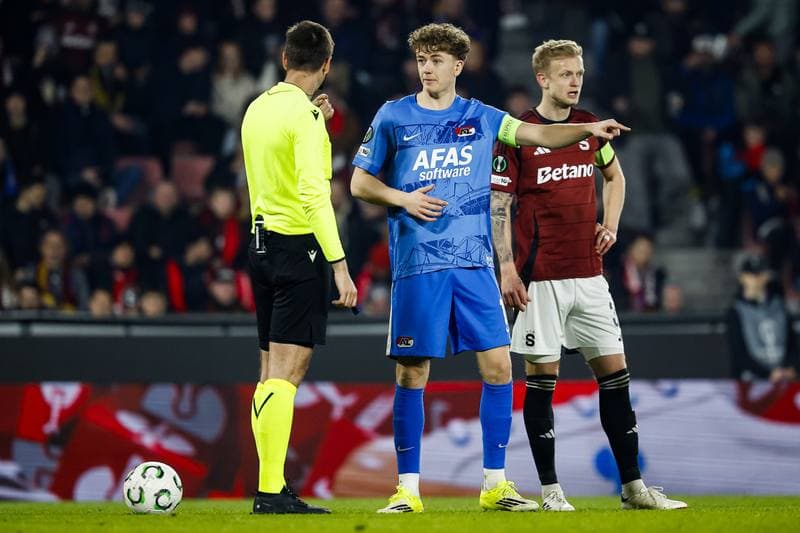 Football. UEFA Conference League. Sparta Prague - AZ Alkmaar. 19.03.2026