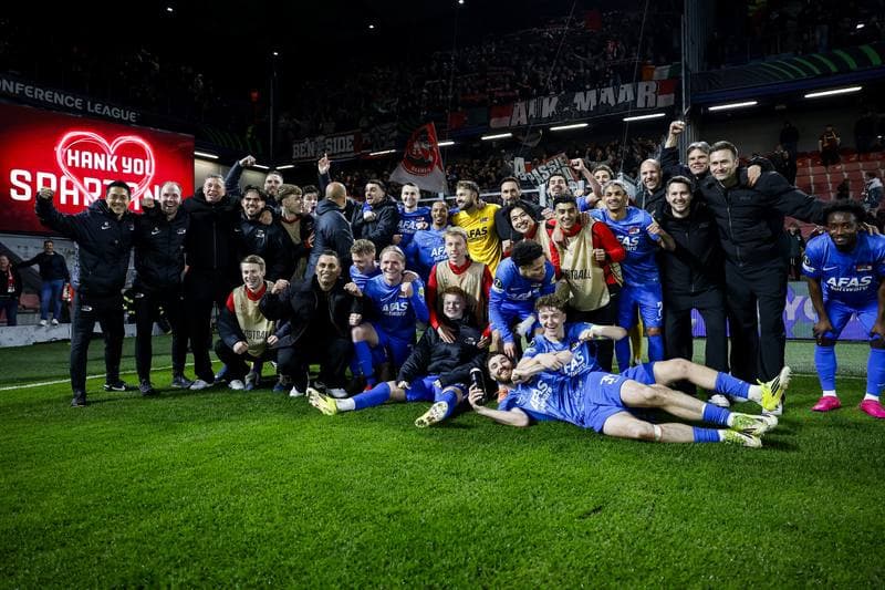 Football. UEFA Conference League. Sparta Prague - AZ Alkmaar. 19.03.2026