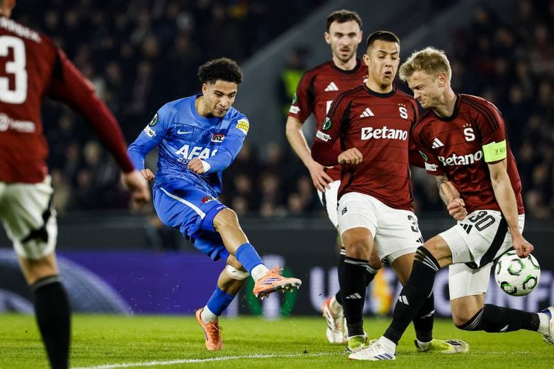 Football. UEFA Conference League. Sparta Prague - AZ Alkmaar. 19.03.2026