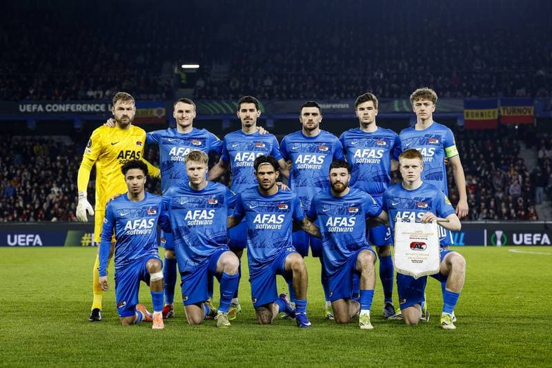Football. UEFA Conference League. Sparta Prague - AZ Alkmaar. 19.03.2026