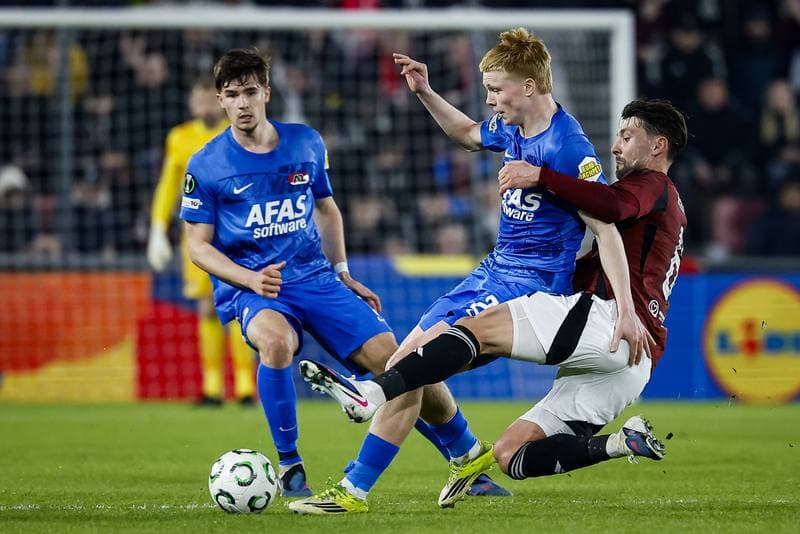 Football. UEFA Conference League. Sparta Prague - AZ Alkmaar. 19.03.2026