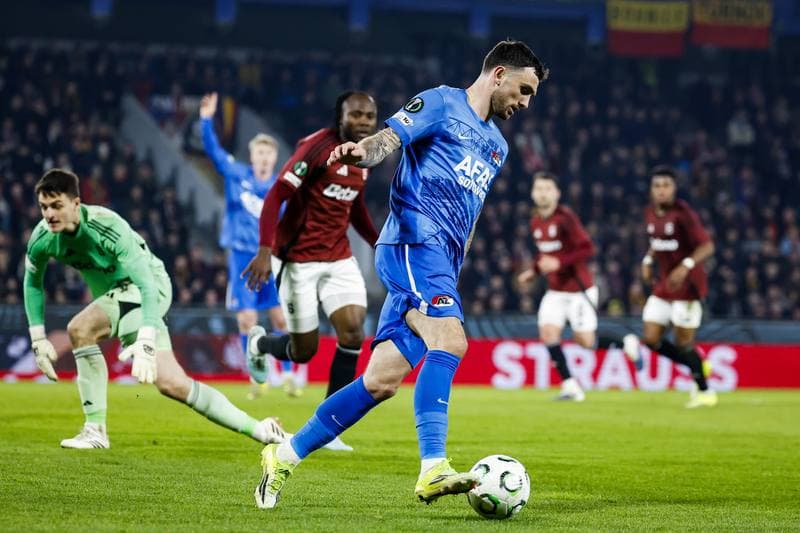 Football. UEFA Conference League. Sparta Prague - AZ Alkmaar. 19.03.2026