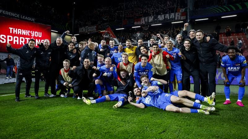 Football. UEFA Conference League. Sparta Prague - AZ Alkmaar. 19.03.2026