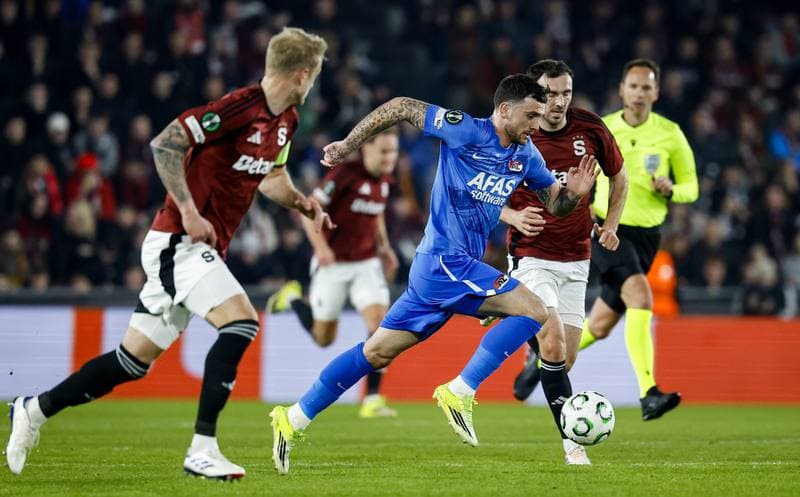 Football. UEFA Conference League. Sparta Prague - AZ Alkmaar. 19.03.2026