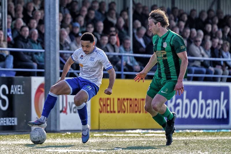 Football. Dutch Tweede Divisie. HSV Hoek - Quick Boys. 21.03.2026