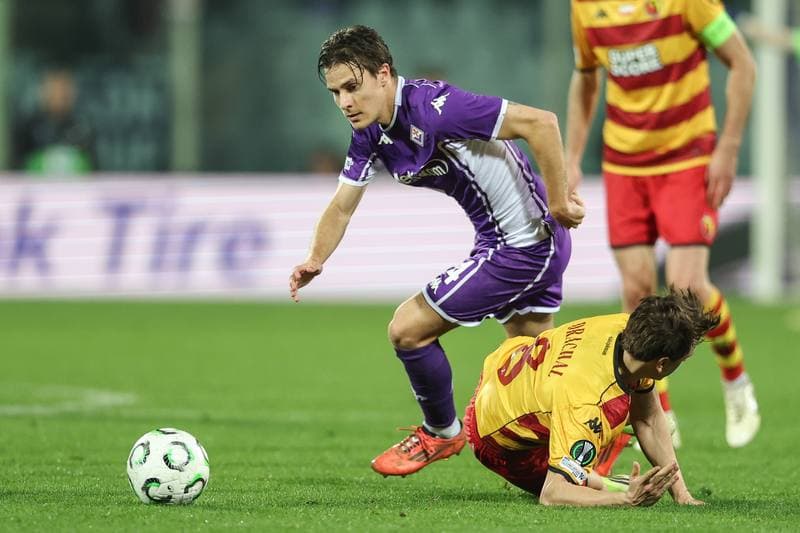Football. UEFA Conference League. AC Fiorentina - Jagiellonia Bialystok. 26.02.2026