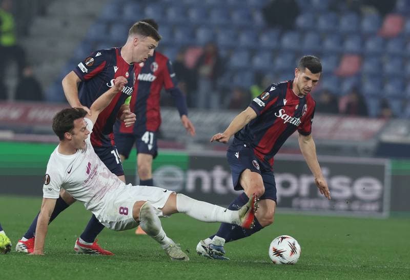 Football. UEFA Europa League. Bologna - Brann. 26.02.2026