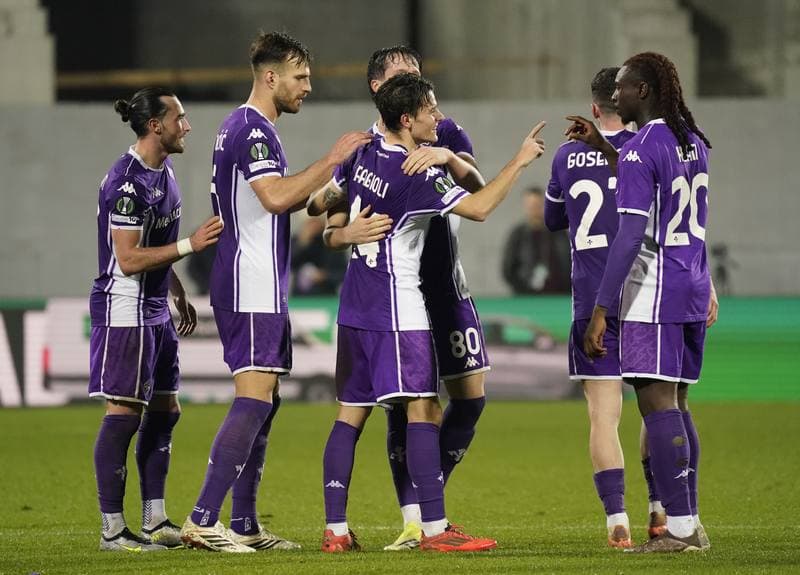 Football. UEFA Europa Conference League. Fiorentina - Jagiellonia. 26.02.2026