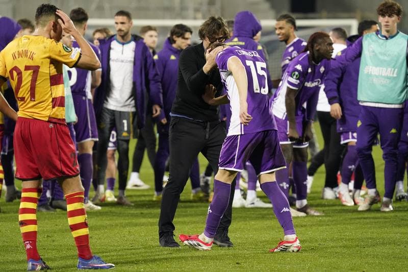 Football. UEFA Europa Conference League. Fiorentina - Jagiellonia. 26.02.2026