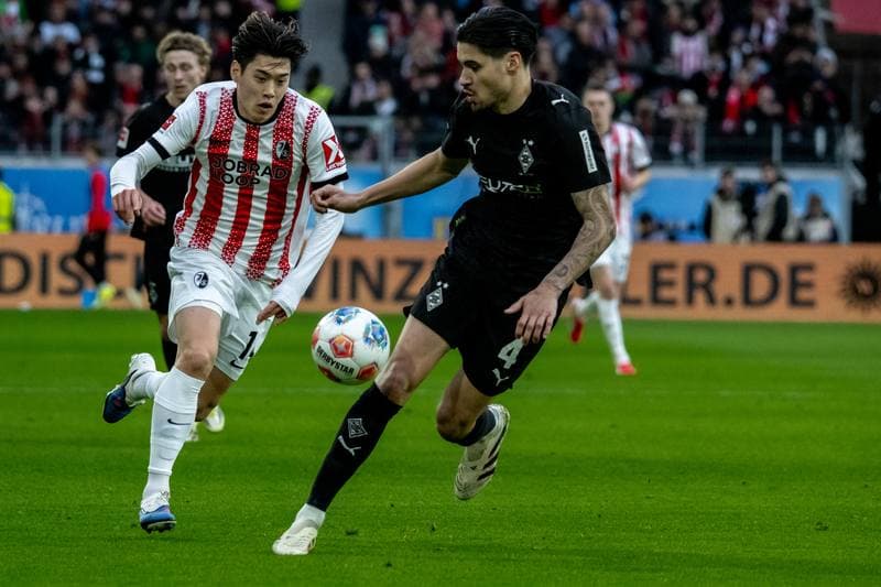 Football. Bundesliga. SC Freiburg - Borussia Monchengladbach. 22.02.2026