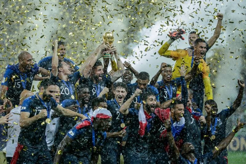 Football. FIFA World Cup Final. France - Croatia. 15.07.2018