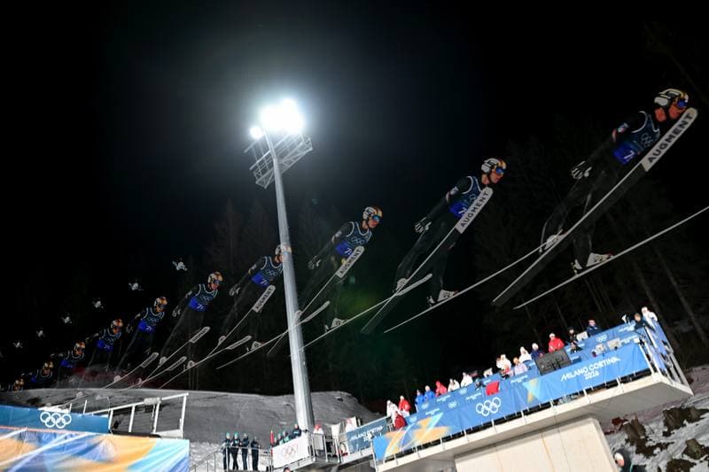 Ski Jumping. FIS World Cup. Men's Super Team Large Hill. 16.02.2026
