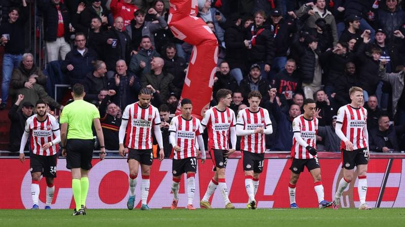 Football. Dutch Eredivisie. PSV - Feyenoord. 01.02.2025