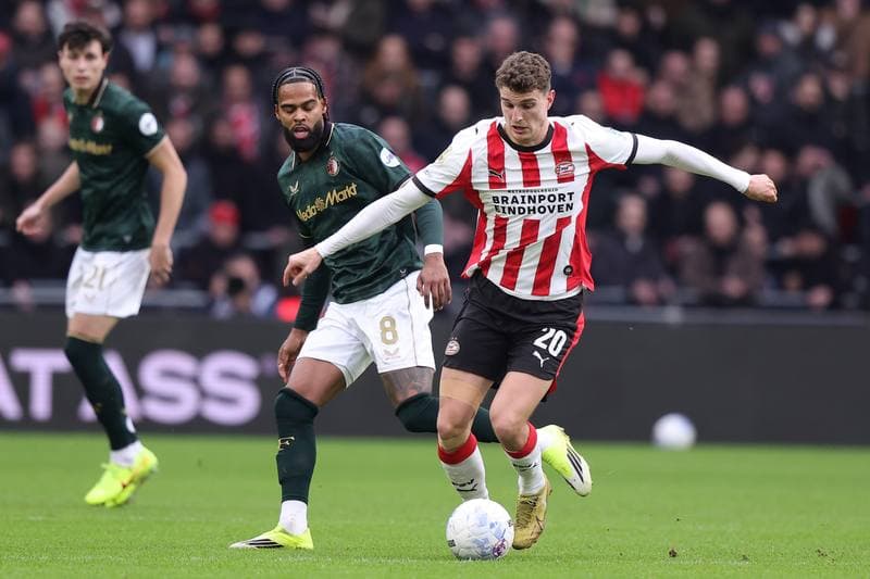 Football. Dutch Eredivisie. PSV - Feyenoord. 01.02.2025