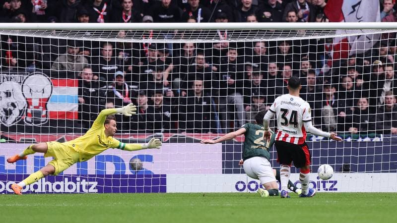 Football. Dutch Eredivisie. PSV - Feyenoord. 01.02.2025