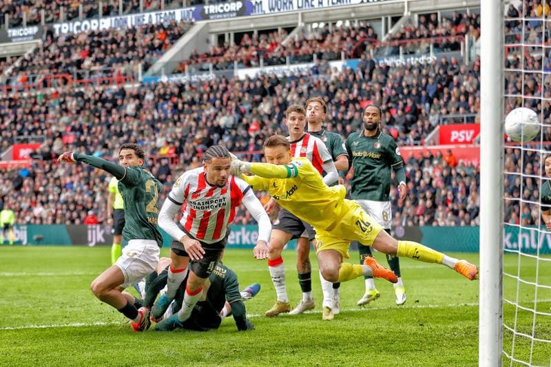 Football. Dutch Eredivisie. PSV - Feyenoord. 01.02.2025