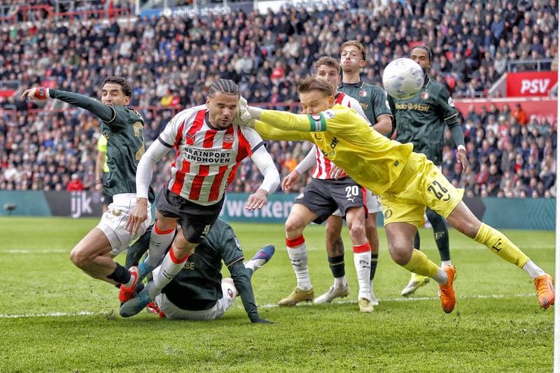 Football. Dutch Eredivisie. PSV - Feyenoord. 01.02.2025