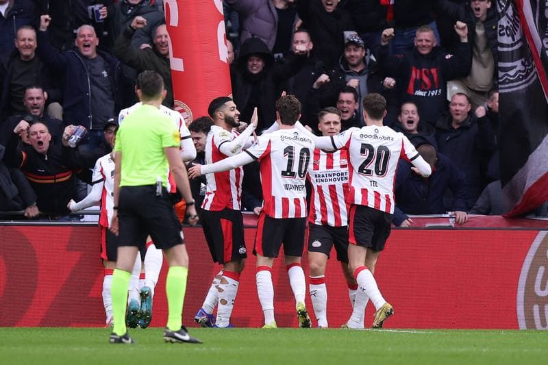Football. Dutch Eredivisie. PSV - Feyenoord. 01.02.2025