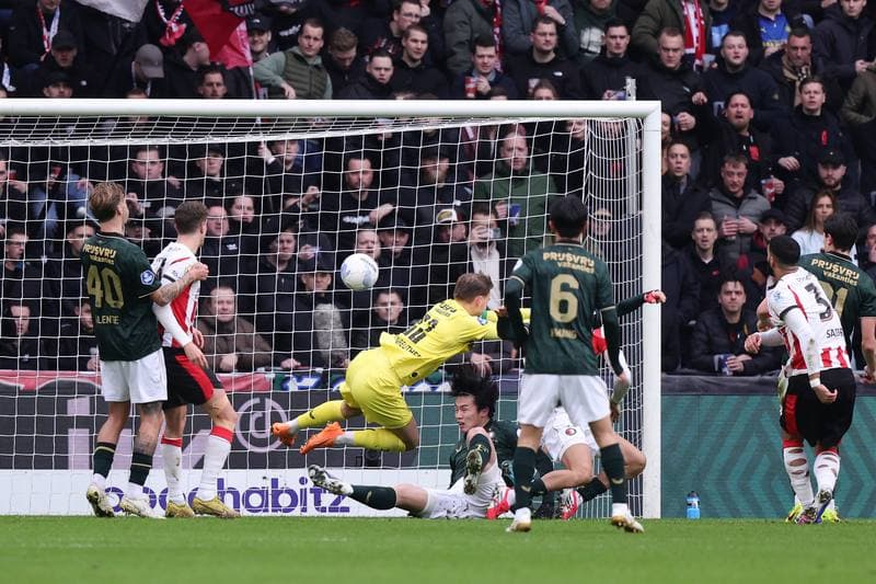 Football. Dutch Eredivisie. PSV - Feyenoord. 01.02.2025