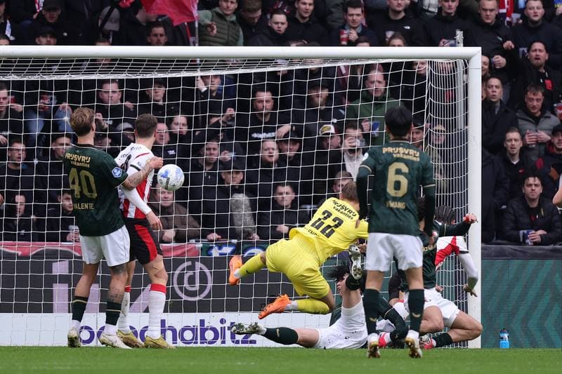 Football. Dutch Eredivisie. PSV - Feyenoord. 01.02.2025