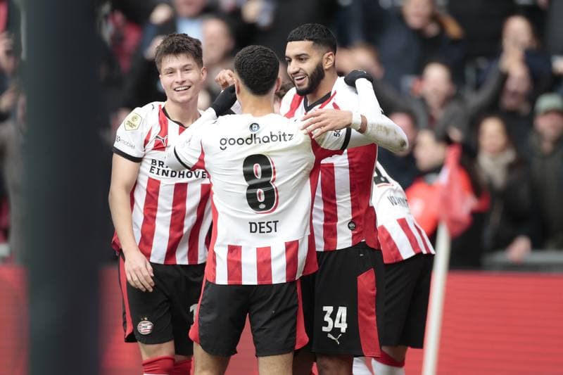 Football. Dutch Eredivisie. PSV - Feyenoord. 01.02.2025