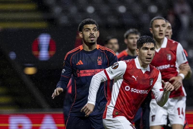 Football. UEFA Europa League. SC Braga - Nottingham Forest. 22.01.2026