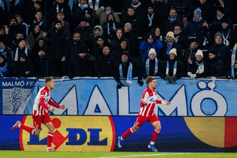 Football. UEFA Europa League. MalmA FF - Crvena Zvezda. 22.01.2026