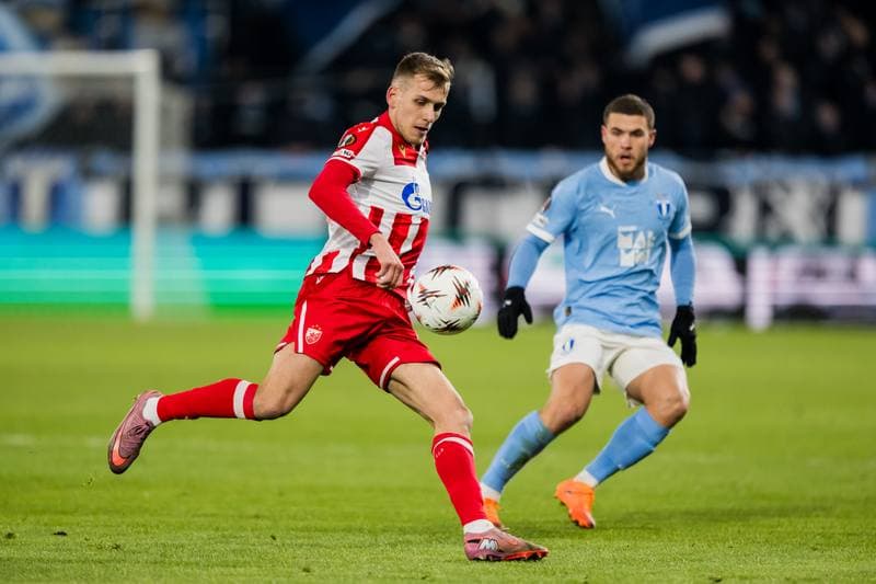 Football. UEFA Europa League. MalmA FF - Crvena Zvezda. 22.01.2026