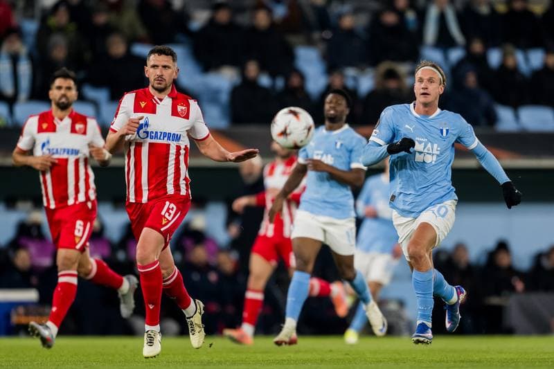 Football. UEFA Europa League. MalmA FF - Crvena Zvezda. 22.01.2026