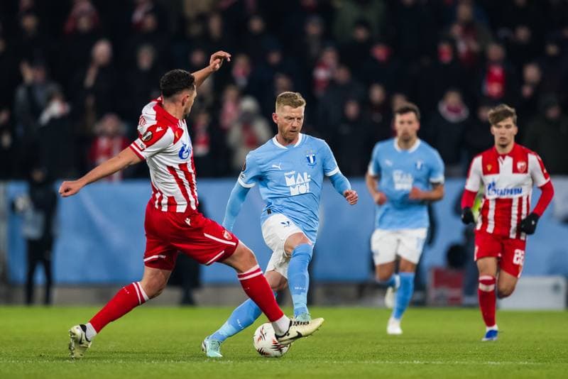 Football. UEFA Europa League. MalmA FF - Crvena Zvezda. 22.01.2026