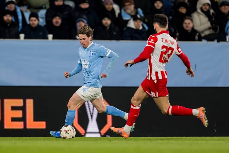 Football. UEFA Europa League. MalmA FF - Crvena Zvezda. 22.01.2026
