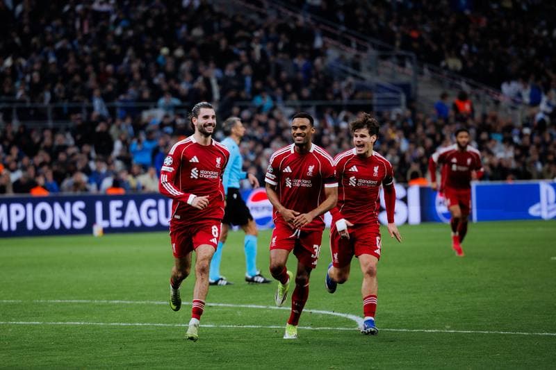Football. UEFA Champions League. Olympique de Marseille - Liverpool FC. 05.11.2025