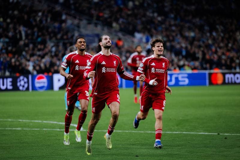 Football. UEFA Champions League. Olympique de Marseille - Liverpool FC. 05.11.2025