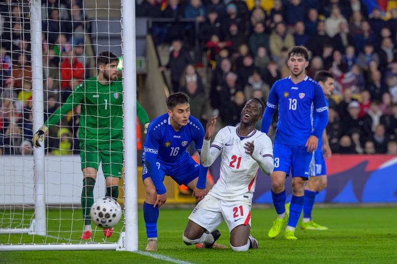 Football. UEFA U21 EURO Qualifiers. England - Moldova. 31.03.2026