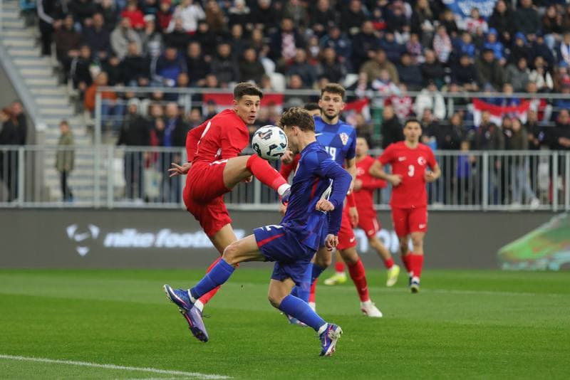 Football. UEFA U21 EURO Qualifiers. Croatia - Turkiye. 31.03.2026