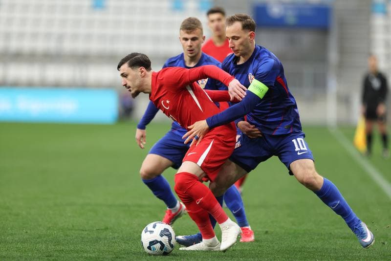 Football. UEFA U21 EURO Qualifiers. Croatia - Turkiye. 31.03.2026