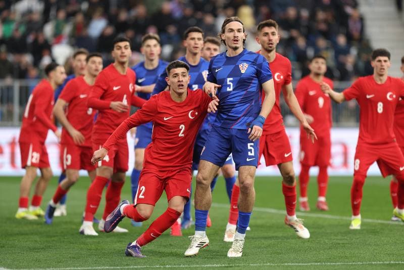 Football. UEFA U21 EURO Qualifiers. Croatia - Turkiye. 31.03.2026
