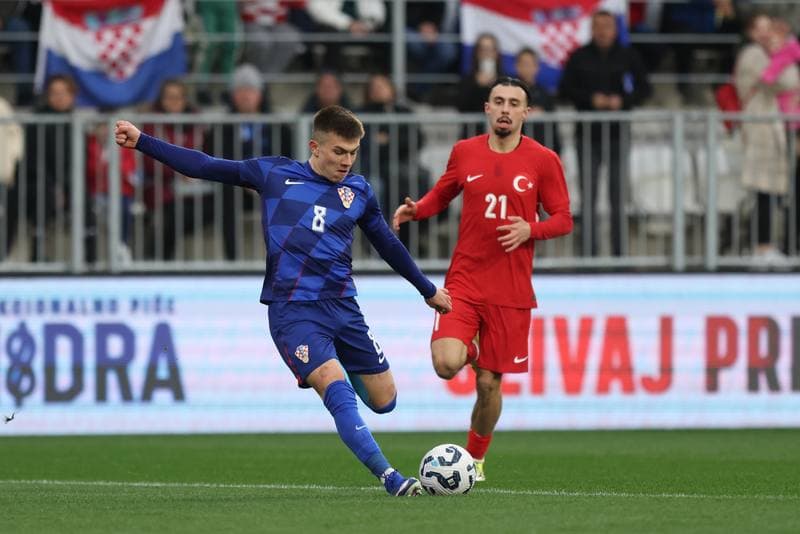 Football. UEFA U21 EURO Qualifiers. Croatia - Turkiye. 31.03.2026