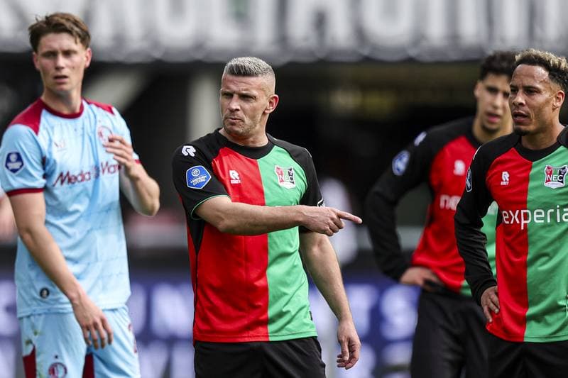 Football. Dutch Eredivisie. NEC - Feyenoord. 12.04.2026