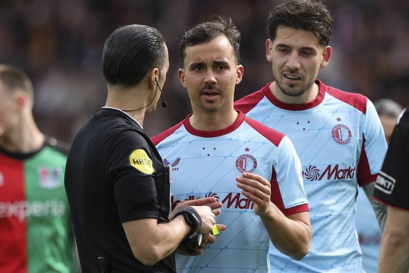 Football. Dutch Eredivisie. NEC - Feyenoord. 12.04.2026