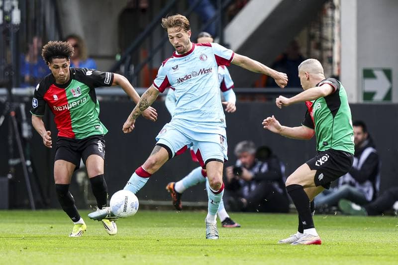Football. Dutch Eredivisie. NEC - Feyenoord. 12.04.2026