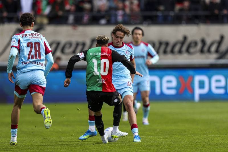 Football. Dutch Eredivisie. NEC - Feyenoord. 12.04.2026