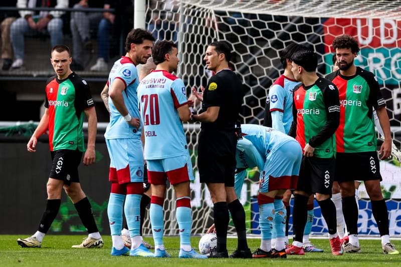 Football. Dutch Eredivisie. NEC - Feyenoord. 12.04.2026