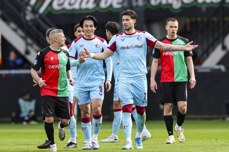 Football. Dutch Eredivisie. NEC - Feyenoord. 12.04.2026