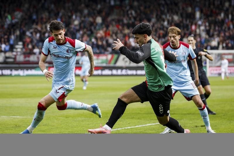 Football. Eredivisie. NEC - Feyenoord. 12.04.2026