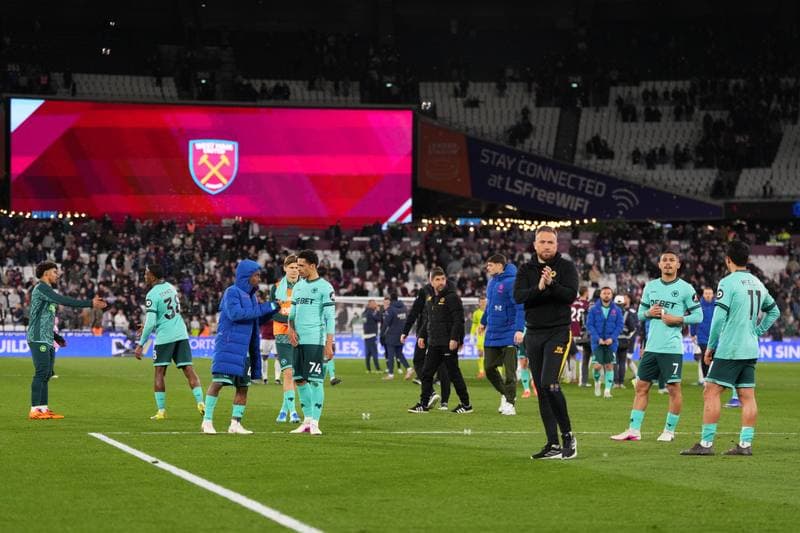 Football. Premier League. West Ham United - Wolverhampton Wanderers. 10.04.2026