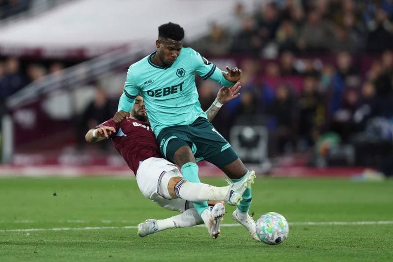 Football. Premier League. West Ham United - Wolverhampton Wanderers. 10.04.2026