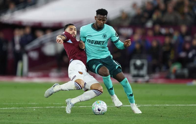 Football. Premier League. West Ham United - Wolverhampton Wanderers. 10.04.2026