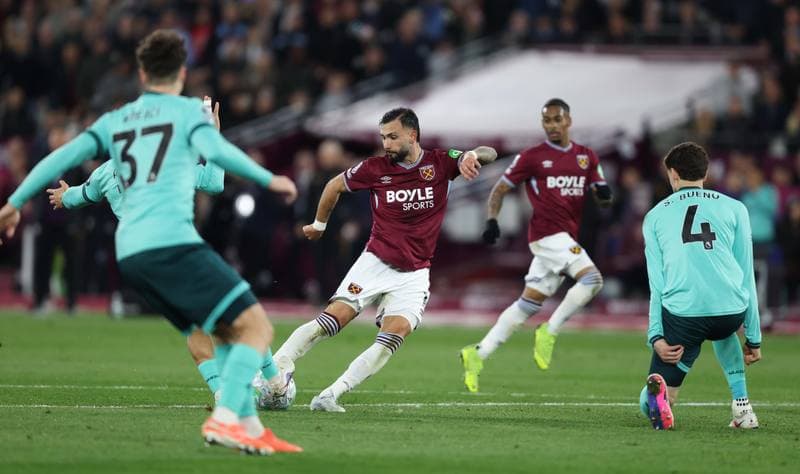 Football. Premier League. West Ham United - Wolverhampton Wanderers. 10.04.2026